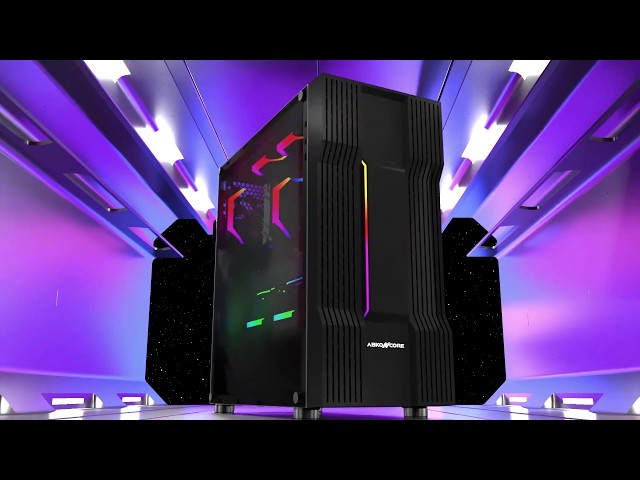 Abkoncore Cronos 610S USB 3.0 con Ventana Negra video