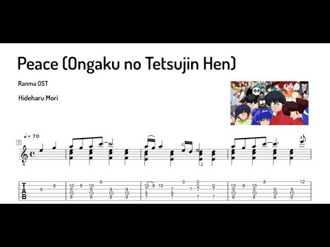 Just So Long As You Realize - Ranma 1/2 (Romantic Ost) Partitura y Tablatura/ Tabs