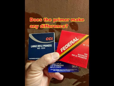 Does the primer affect the shot? Let's test three different primers.