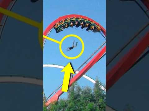 Denne Mand Faldt Ud Af En Rutsjebane! 😱