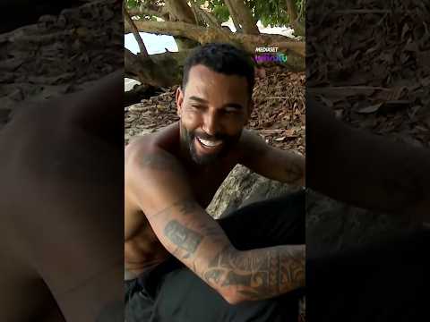 Omar intenta animar a Chiqui para que pesque