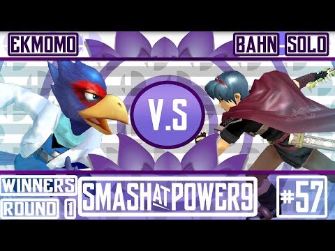 S@P9 #57 - Ekmomo (Falco) VS Bahn Solo (Marth) - SSBM Winners Round 1