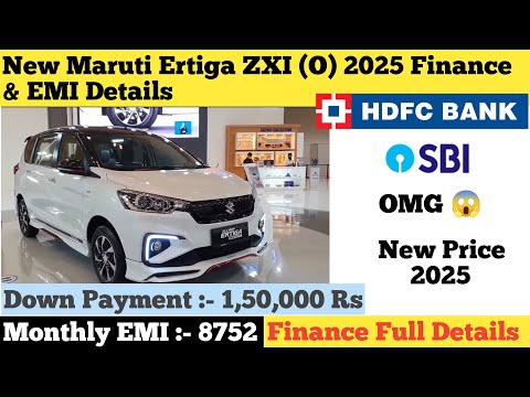 New Maruti Ertiga ZXI O Price, Finance & EMI Full Details |On-Road Price, Down Payment & Monthly EMI