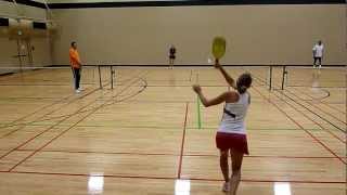 2012 SeaTac Womens Singles Finals Jennifer Lucore vs. Christine Barksdale Pickleball