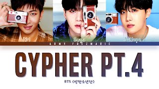 BTS Cypher Pt.4 Lyrics [Color Coded Lyrics/Rom/Han/Eng]