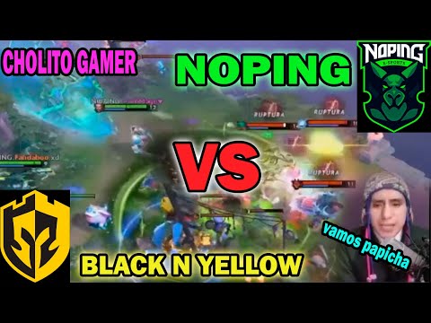 GAME 2 | NOPING DE MATTHEW  VS BLACK N YELLOW | CHOLITO GAMER | DOTA 2