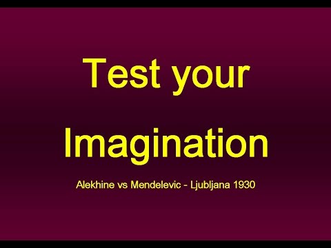 Alekhine vs Mendelevic - Ljubljana 1930