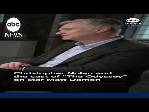Christopher Nolan on 'The Odyssey' star Matt Damon