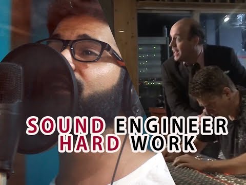 Sound Engineer Hard Work Funny Clip