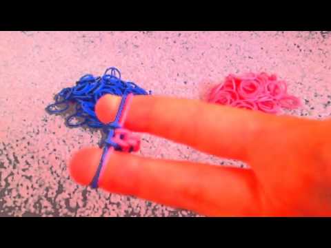 How to make a fishtail rubber band bracelet without the loom!