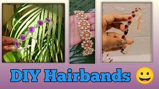 सिंपल Hairband को बनाए और भी सुंदर | Scrunchie Make | How To Make A Hairbands | DIY Hairbands