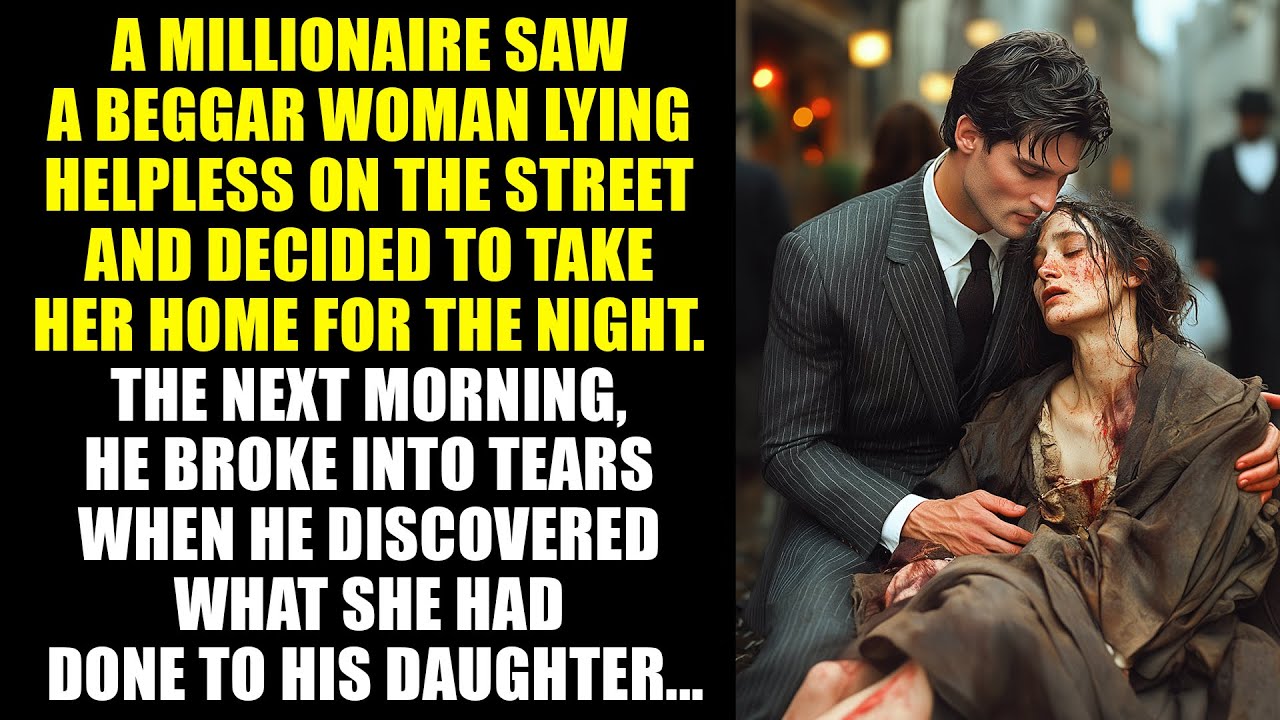 BILLIONAIRE Saved A Woman Who Had COLLAPSED On The Street And Took Her Home. The Next Day, He Cried.
