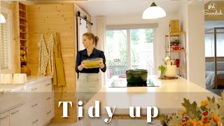 TIDYING UP FOR EFFICIENCY AND CREATIVITY | organizing, homemaking motivation, cleaning