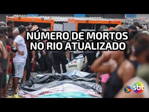 NÚMERO de mortos em MEGAOPERAÇÃO contra o COMANDO VERMELHO no RJ atualizado