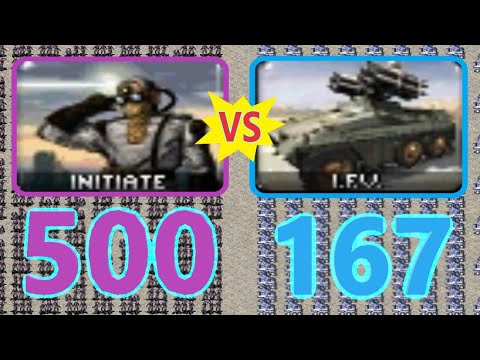 Initiates vs IFV - Same Cost - Red Alert 2