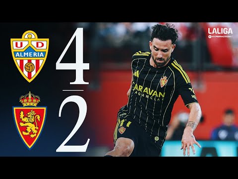 RESUMEN | UD Almería 4-2 Real Zaragoza | LaLiga Hypermotion