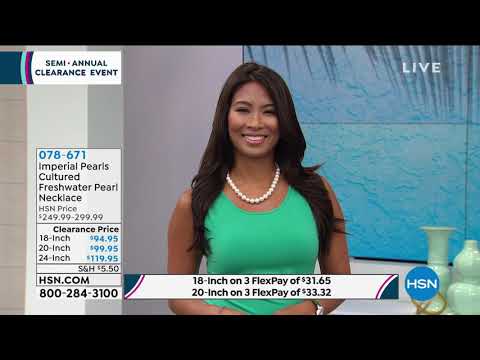 Imperial Pearls 10.511.5mm Cultured Freshwater Pearl 18"...