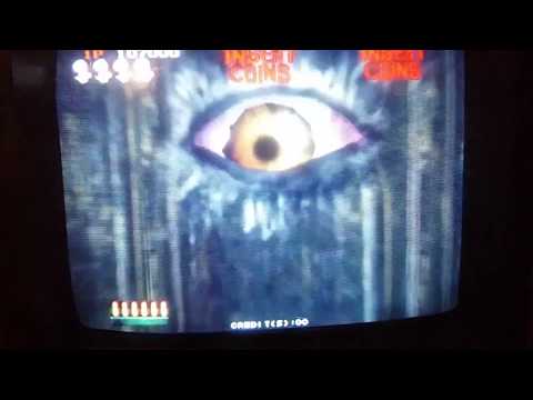 Evil Night (Arcade, 1998): "Eye Wall" Fail Cutscene