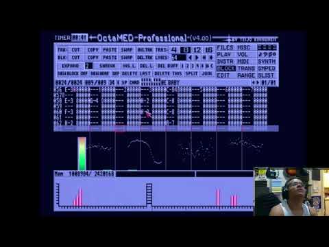 Commodore Amiga Octamed Jam : Workflow  1 5 hour Part 4
