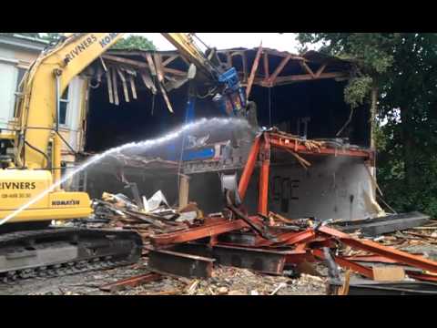 Rivning av Resturang Lingården Djurgården