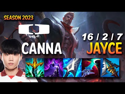 DK Canna JAYCE vs KENNEN Top - KR Ranked