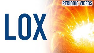 Burning Iron in Liquid Oxygen - Periodic Table of Videos