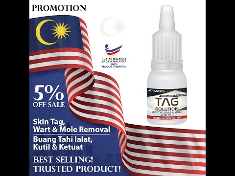 Cara Penggunaan - Tag Solution - Skin Tag, Wart, Mole Removal