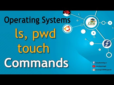 Commands in Linux Operating Systems | ls cmd | pwd cmd | touch cmd | Easy Learning IT Classroom Video