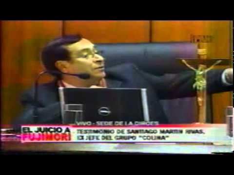 Santiago Martin Rivas declara en juicio a Fujimori. Parte 6