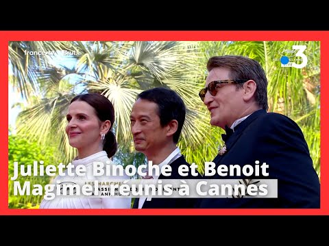 #Cannes2023. Juliette Binoche et Benoit Magimel réunis sur le tapis rouge du festival