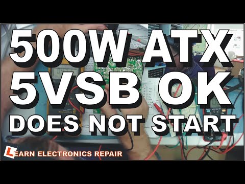 LER 047 ATX 600W PSU Repair Tutorial How does the power supply circuit work How to repair ATX