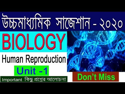 HS Biology Suggestion-2020(WBCHSE) | Human Reproduction | Don't miss Video