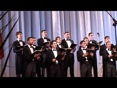 Corul de Barbati G.Musicescu "Mindra mea sprincene multe" prel.popescu.V