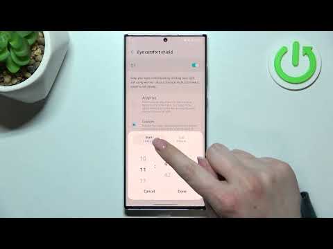 How to Activate Eye Comfort Mode on SAMSUNG Galaxy S22 Ultra - Activate Blue Light Filter