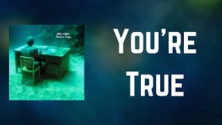 Eddie Vedder - You&#39;re True (Lyrics)