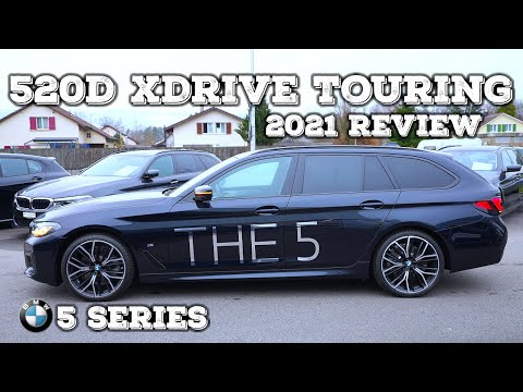 New BMW 5 Series 520d xDrive Touring 2021 Review Interior Exterior