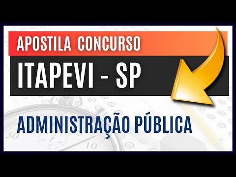 Concurso Público Itapevi - SP 2024 - Apostila ESPECÌFICA para Agente de Administração Pública