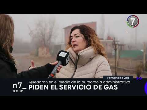 Reclamo de gas, Coop. COVICON - GFO, RN, Canal 7 de Neuquén, 16/07/2026