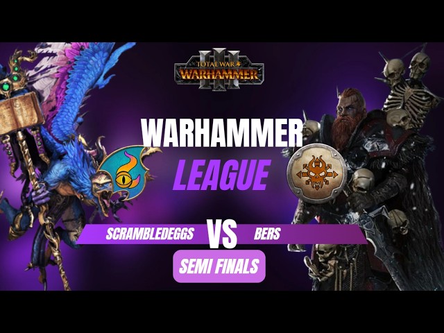 ScrambledEggSpecial (Tzeentch) vs Berserk (Norsca) -  Game 2 - Warhammer League #3
