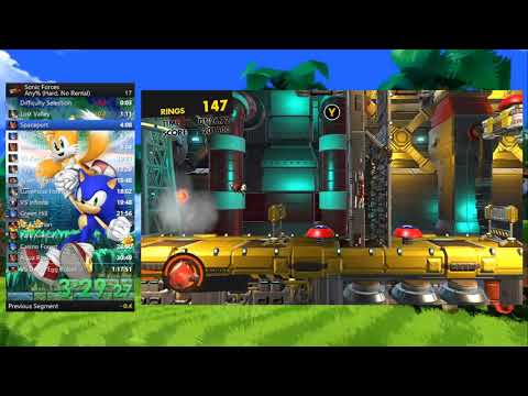 Sonic Forces Any% Speedrun (1h15m19s)