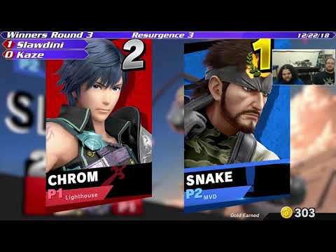 Resurgence 3 WR3: Lighthouse (Chrom) vs MVD (Snake)