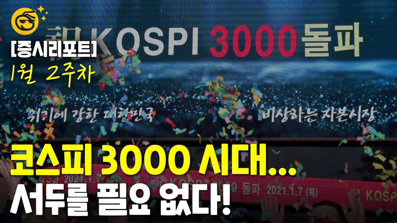 [증시리포트]코스피 3000 시대…서두를 필요 없다!