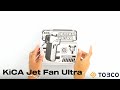 KiCA Handventilator Jet Fan Ultra Schwarz