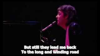 The Long And Winding Road - Paul McCartney and Wings - subtitled