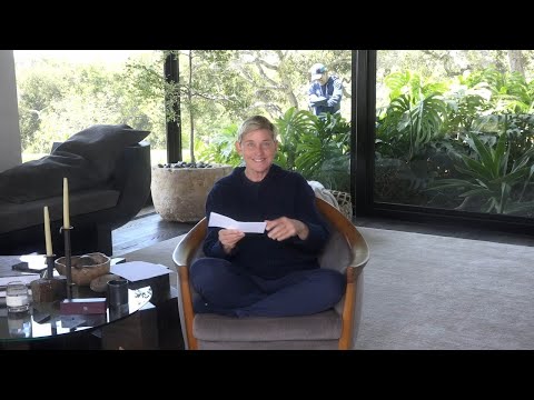 エレンは検疫でのランダムな考えを共有しています。 (Ellen Shares Random Thoughts in Quarantine)
