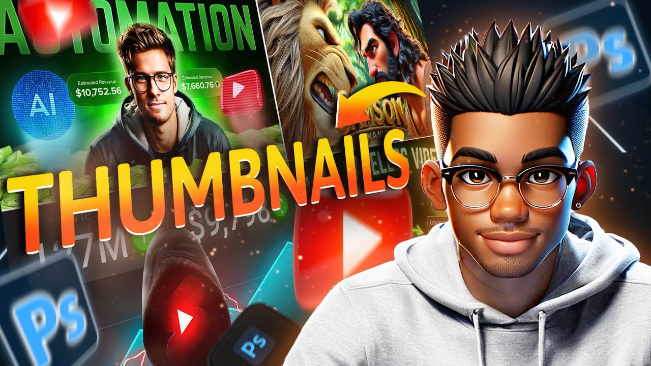 How I RECREATE Popular Thumbnails in Minutes - Photoshop Tutorial