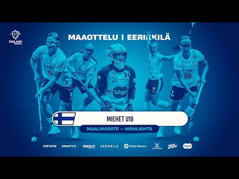 Maalikooste Suomi MU19 vs. Ruotsi MU19 13-11 (27.7.2022)