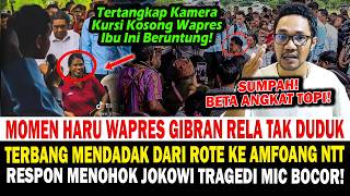 Download lagu Caught on Camera! Heartwarming Moment as VP Gibran Gives Up His Seat for a Pregnant Woman in NTT! mp3