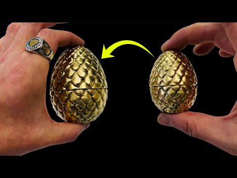 Making Golden Nesting Dragon Eggs - Amazing Metal Casting Process