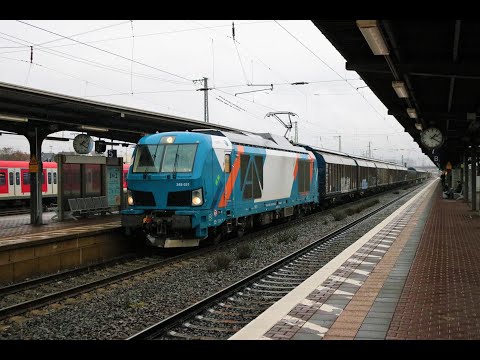 Northrail Siemens Vectron DualMode 248 021-8 mit Güterzug in Hanau Hbf